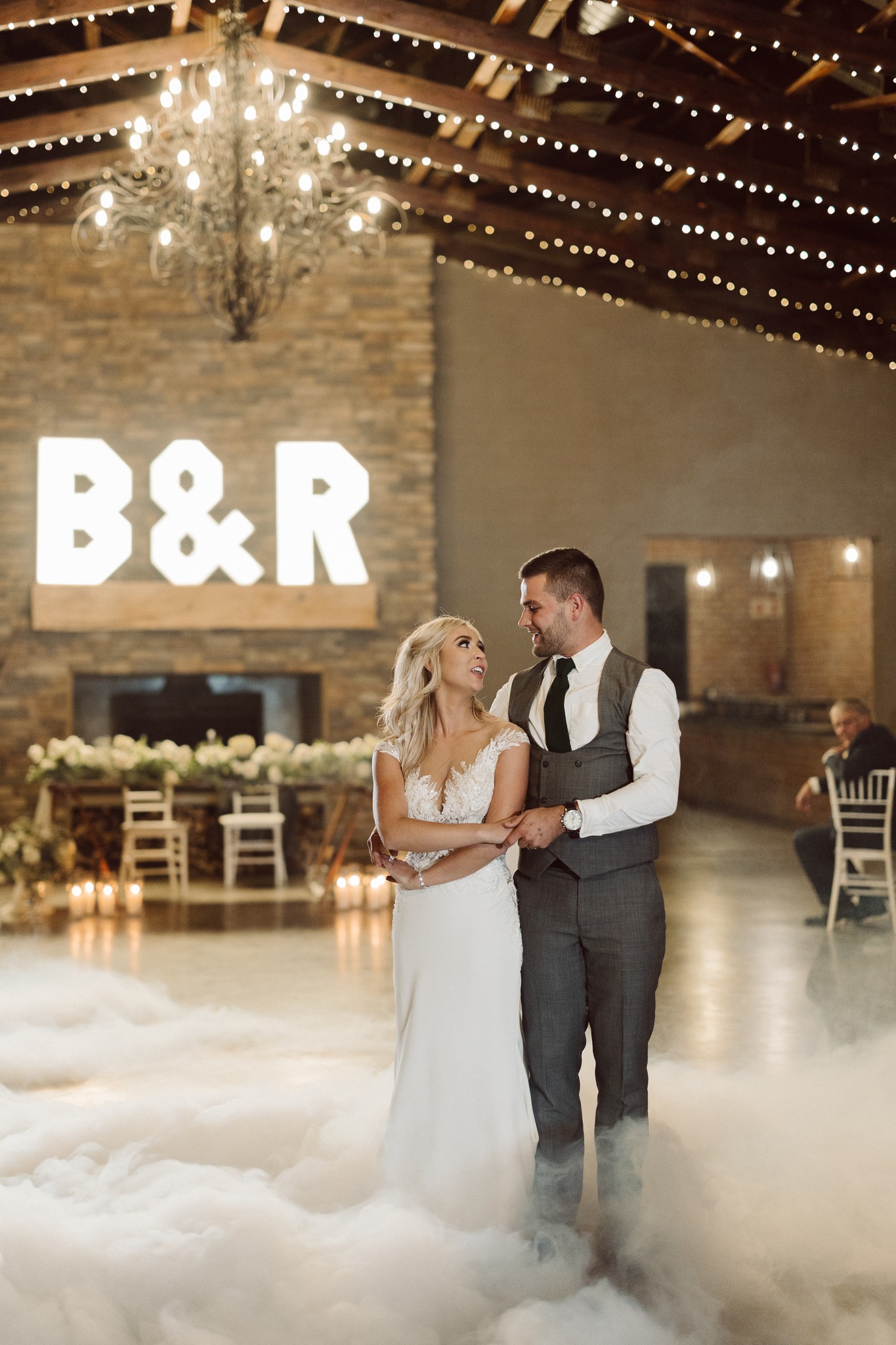 Wedding DJ package — dance floor and lighting